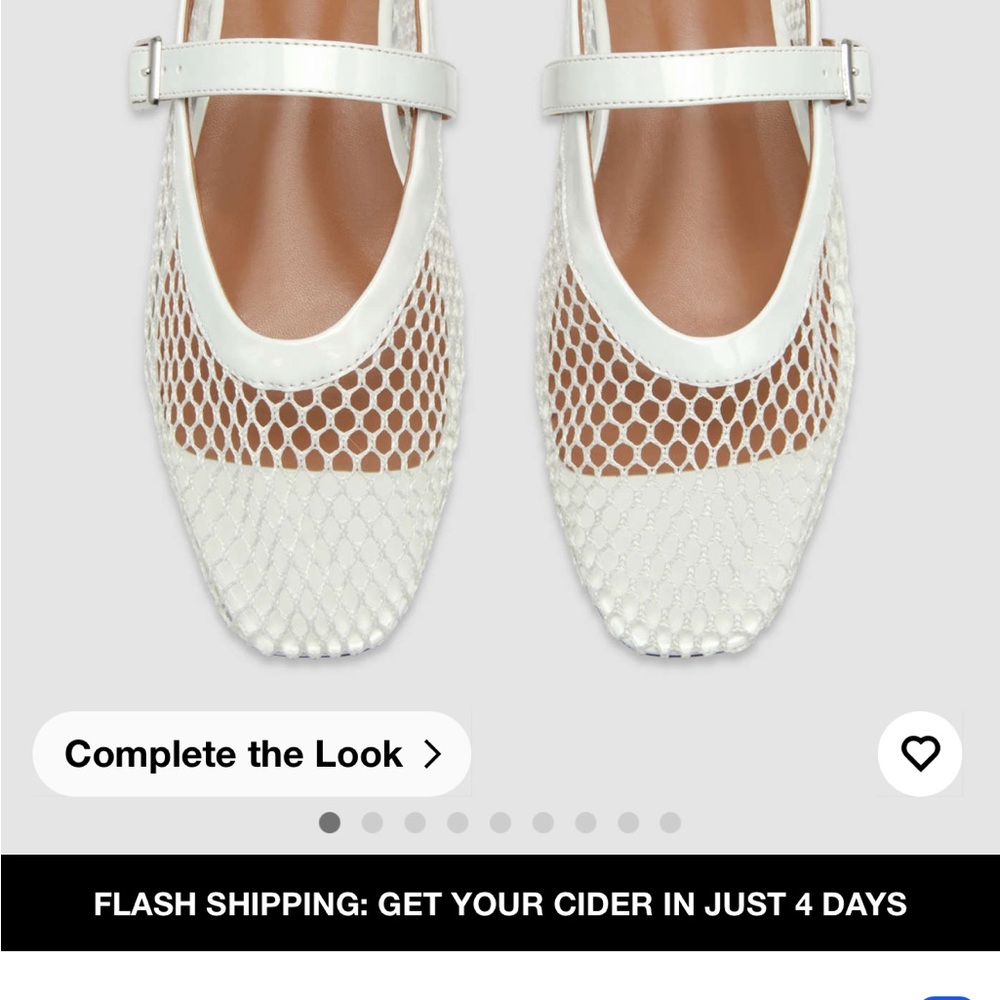 White Mesh Women's Shoes